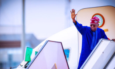 President Tinubu Departs for Abu Dhabi Sustainability Week