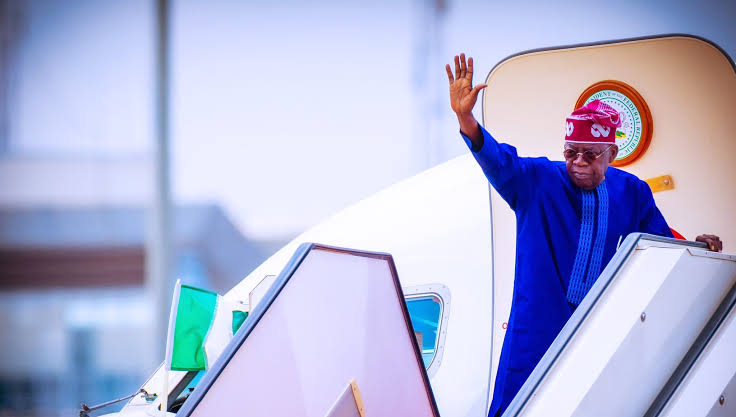 President Tinubu Departs for Abu Dhabi Sustainability Week