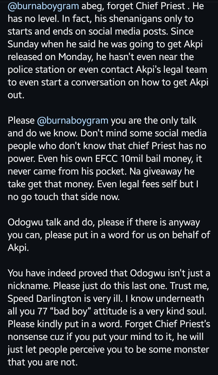 Burna Boy and Cubana Chiefpriest in Spotlight as Speed Darlington Collapses in Police Custody