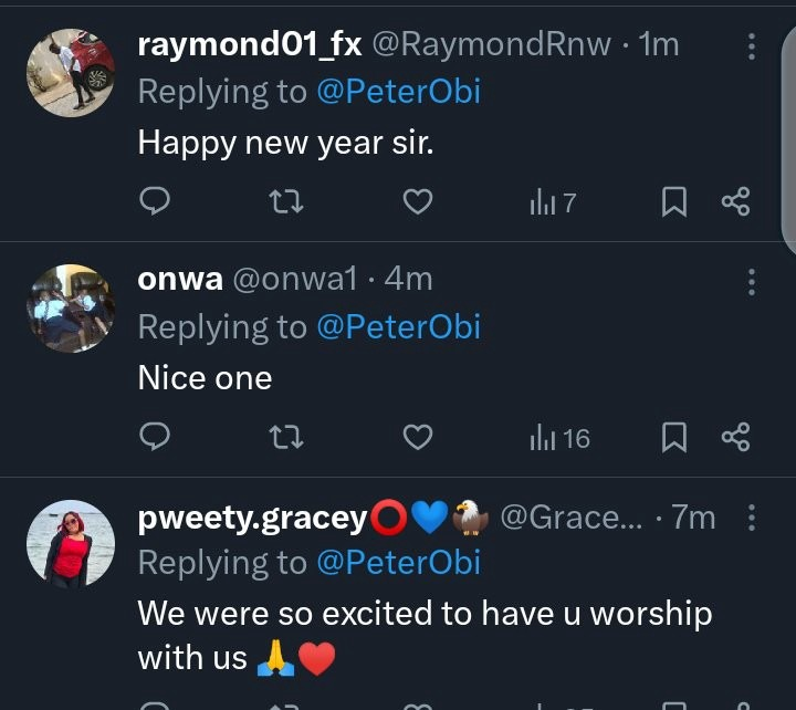 Reactions After Peter Obi Revealed That He Joined Crossover Service At Pastor Enenche's Church