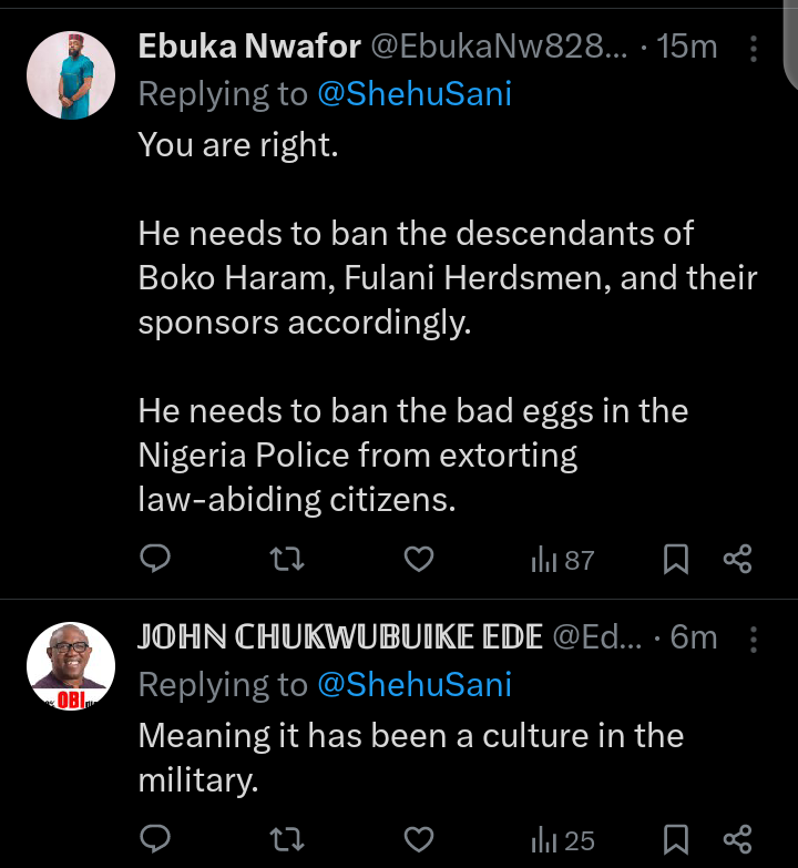 Reactions Emerge After Shehu Sani Comments on Tinubu's Ban on Transgender, LGBTQ Military Activities