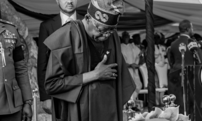 President Tinubu Pays Tribute With Bow To Fallen Military Officers