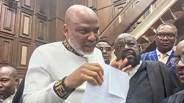 “Stop Talking When I’m Talking” – Nnamdi Kanu Lashes Out In Court “Stop Talking When I’m Talking” – Nnamdi Kanu Lashes Out In Court