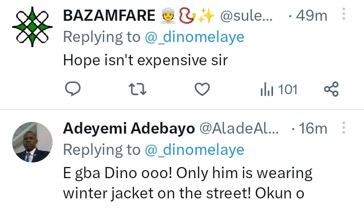 Senator Dino Melaye Sparks Reactions with 'Wolf Jacket' Video from Dubai