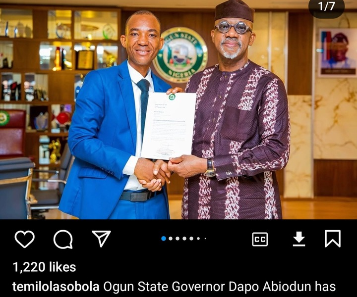 Ogun Governor Rewards Math Teacher With ₦5 Million And Home For Global Recognition