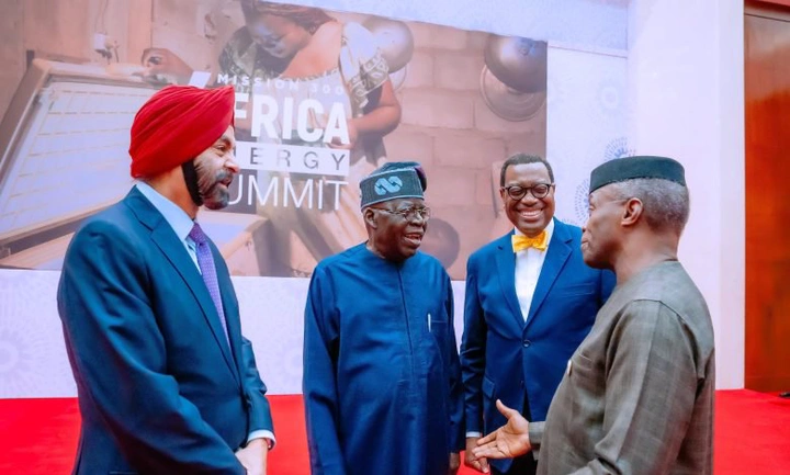 Breaking: Tinubu And Osinbajo Reunite At Africa Energy Summit In Tanzania