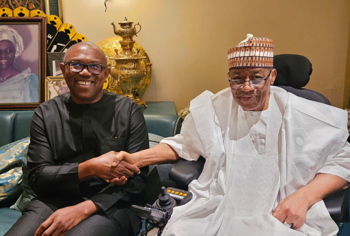 Reactions After New Photos Of Peter Obi And Former Military President, Ibrahim Babangida Surfaced