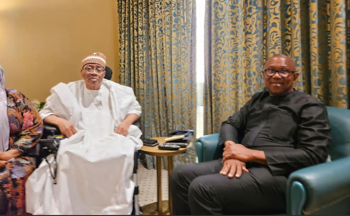 Reactions After New Photos Of Peter Obi And Former Military President, Ibrahim Babangida Surfaced