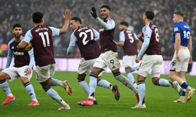 Ipswich Hold Aston Villa To 1-1 Draw Despite Playing With Ten Men