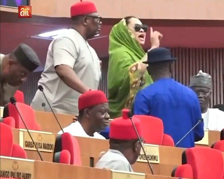Senator Natasha Akpoti Confronts Senate President Akpabio, Vows To Retain Her Seat