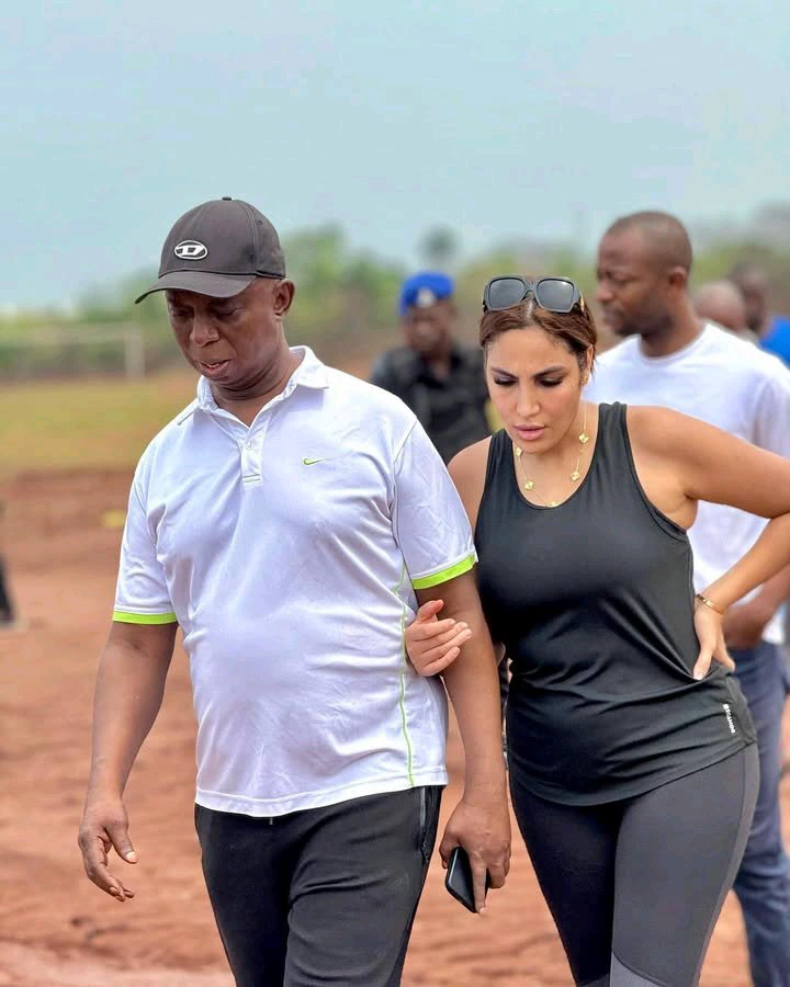 Ned Nwoko and Wife Laila Spotted Inspecting Private Properties Amid Reconciliation