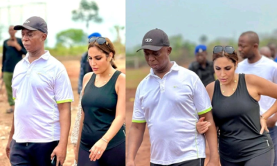 Ned Nwoko And Wife Laila Spotted Inspecting Private Properties Amid Reconciliation