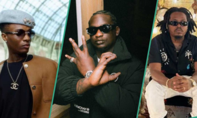 Wizkid, Olamide, And Wande Coal Link Up In The Studio, Fans Anticipate New Music