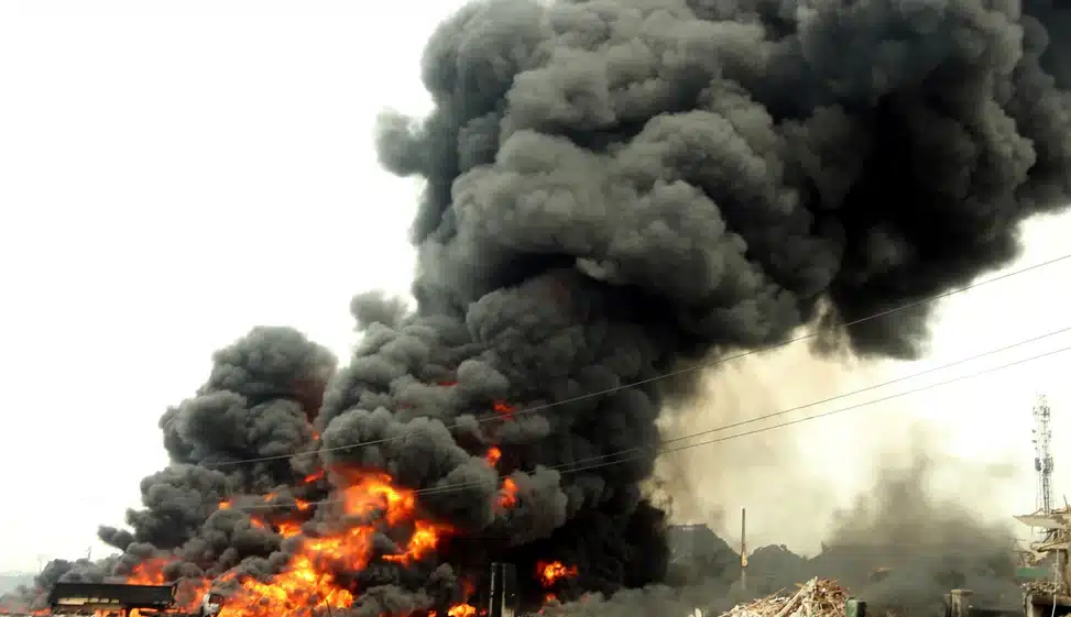 Massive Explosion at MRS Filling Station Near Yola International Airport