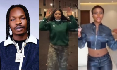 Naira Marley Reacts As Regina Daniels And Ayra Starr Groove To His Trending Song “I’m Back”