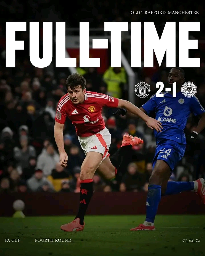 MNU 2-1 LEI: Fernandes Shines as Man United Beat Leicester, Garnacho and Maguire Make the Difference