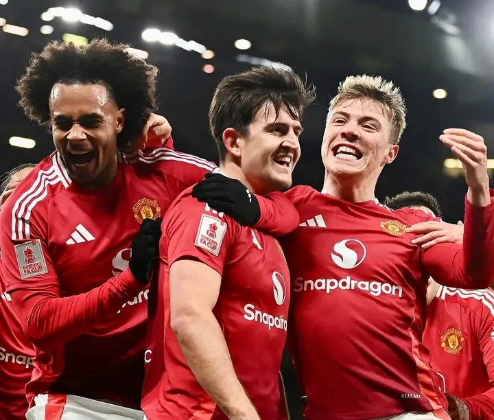 MNU 2-1 LEI: Fernandes Shines as Man United Beat Leicester, Garnacho and Maguire Make the Difference