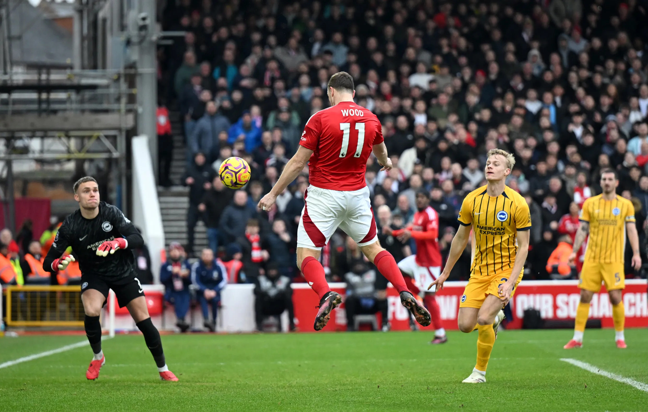 Chris Wood's n Hat-Trick Powers Nottingham Forest to Victory Over Brighton, Strengthening Champions League Hopes