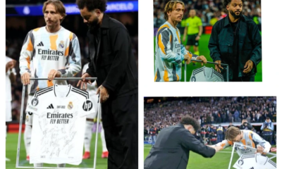 Luka Modric’s Gesture To Marcelo Sparks Reactions At Santiago Bernabeu