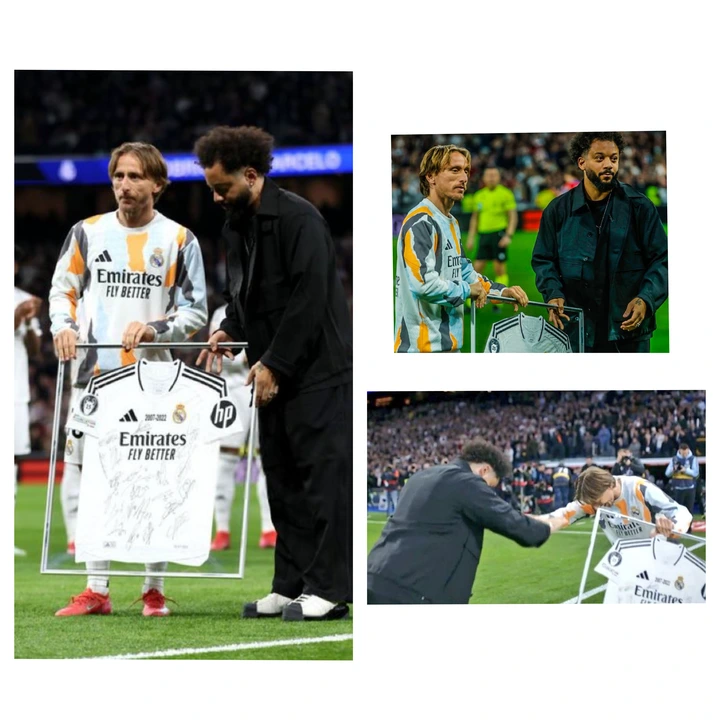 Luka Modric’s Gesture to Marcelo Sparks Reactions at Santiago Bernabeu