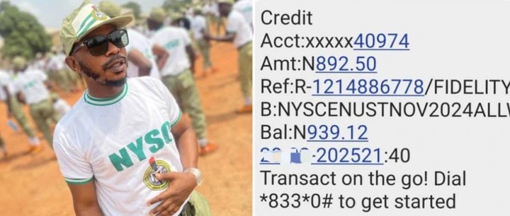 Corps Member Laments Enugu State'S ₦892 Nysc Allowance