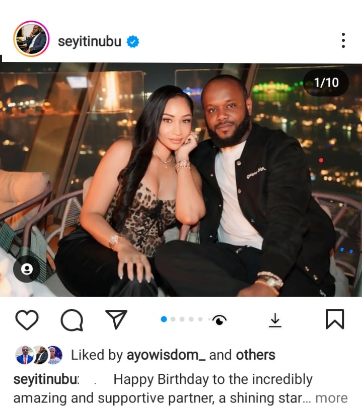 Seyi Tinubu Celebrates Wife Layal's Birthday with Heartfelt Tribute and Romantic Photos