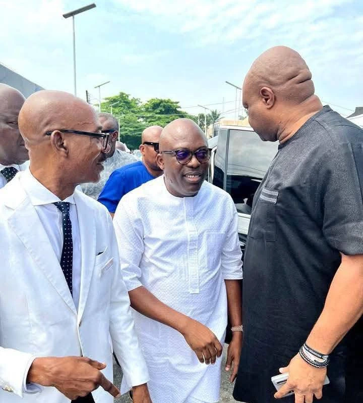 Fubara Makes First Public Appearance in Church After Suspension, Without Heavy Security [Photos]