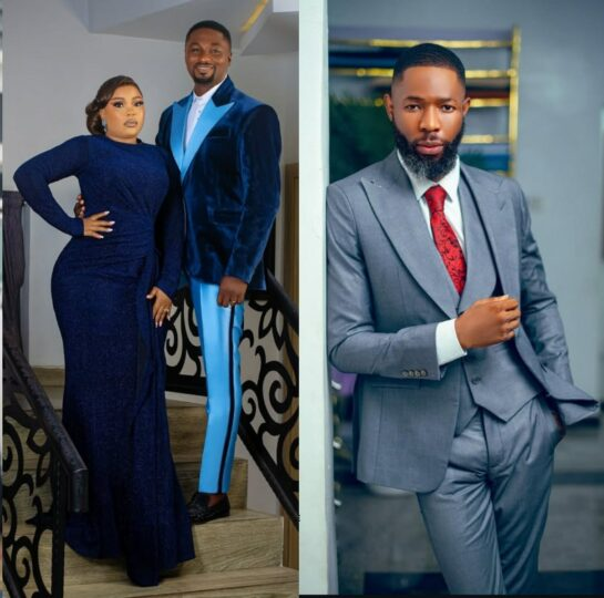 Adeniyi Johnson Confronts Habeeb Alagbe Over Intimate Scene With Wife