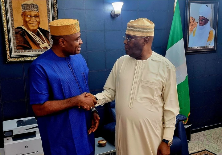 Kenneth Okonkwo Meets Atiku Abubakar, Calls For Cooperation To Address Nigeria’s Challenges