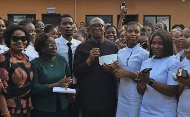 Peter Obi Donates N10 Million To Support Nursing Training In Anambra