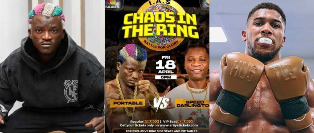 “I Want Anthony Joshua With 100M” – Portable Rejects Fight With Speed Darlington I Want Anthony Joshua With 100M” – Portable Rejects Fight With Speed Darlington