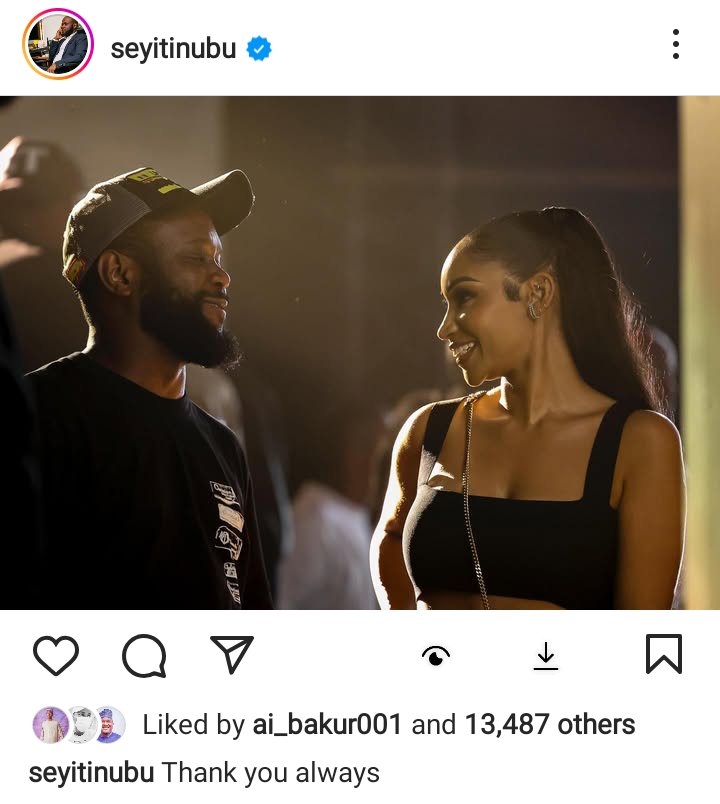 Public Reacts As Seyi Tinubu Shares Romantic Moments With Wife, Expresses Gratitude For Her Love Public Reacts As Seyi Tinubu Shares Romantic Moments With Wife, Expresses Gratitude For Her Love