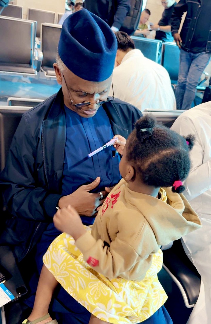 Social Media Buzz As Bashir Ahmad Shares Adorable Photo Of His Daughter With Nasir El-Rufai Social Media Buzz As Bashir Ahmad Shares Adorable Photo Of His Daughter With Nasir El-Rufai