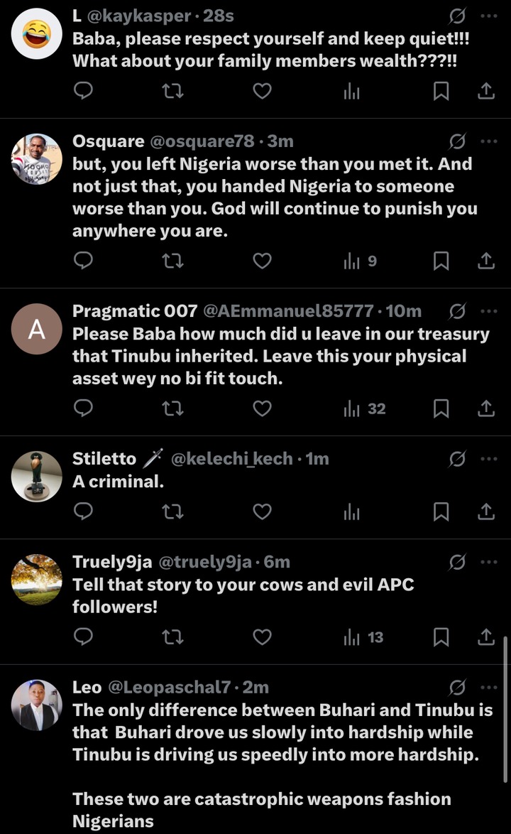 Reactions Trail Buhari’s Claim Of Leaving Office With Same Assets He Had Before Presidency Reactions Trail Buhari’s Claim Of Leaving Office With Same Assets He Had Before Presidency