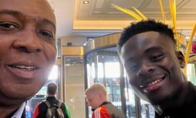 Saraki Meets Bukayo Saka In Madrid After Arsenal'S Champions League Masterclass