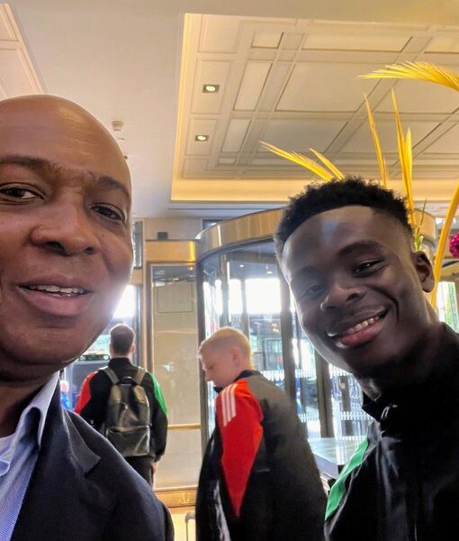 Saraki Meets Bukayo Saka In Madrid After Arsenal'S Champions League Masterclass
