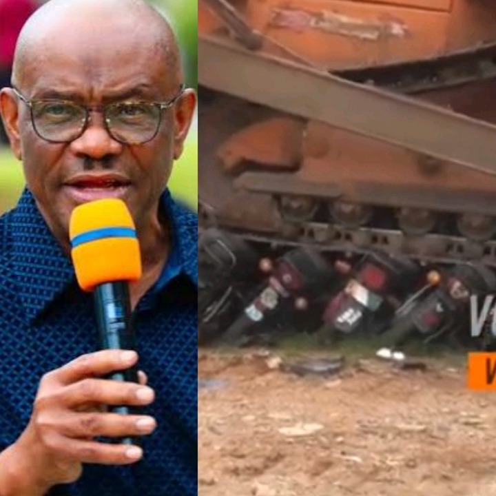 Wike Orders Destruction Of Motorcycles In Abuja, Says &Quot;We Are Just Following The Law&Quot; Wike Orders Destruction Of Motorcycles In Abuja, Says &Quot;We Are Just Following The Law