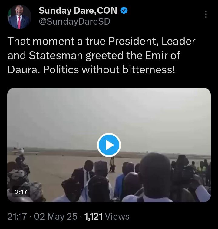 Warm Reception In Katsina: President Tinubu Embraces Emir Of Daura, Sparks Reactions Online Warm Reception In Katsina: President Tinubu Embraces Emir Of Daura, Sparks Reactions Online