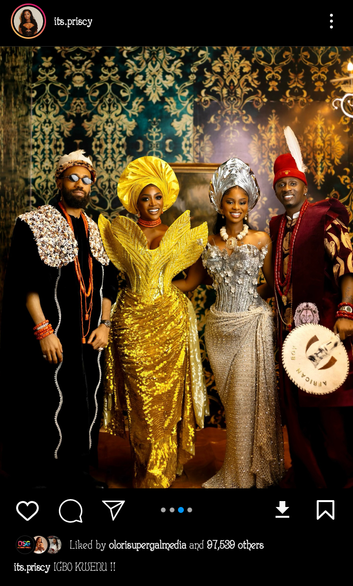 Priscilla Ojo And Juma Jux Embrace Igbo Culture In Stunning Traditional Attire Priscilla Ojo And Juma Jux Embrace Igbo Culture In Stunning Traditional Attire