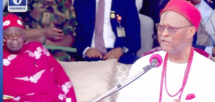 “Thank You, My Aburo” – Emeka Anyaoku Welcomes Tinubu During Anambra Visit Thank You, My Aburo” – Emeka Anyaoku Welcomes Tinubu During Anambra Visit