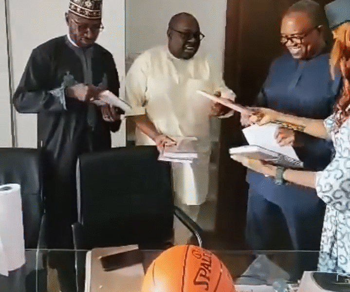 Peter Obi Makes Surprise Visit To Dele Momodu In Abuja [Photos]