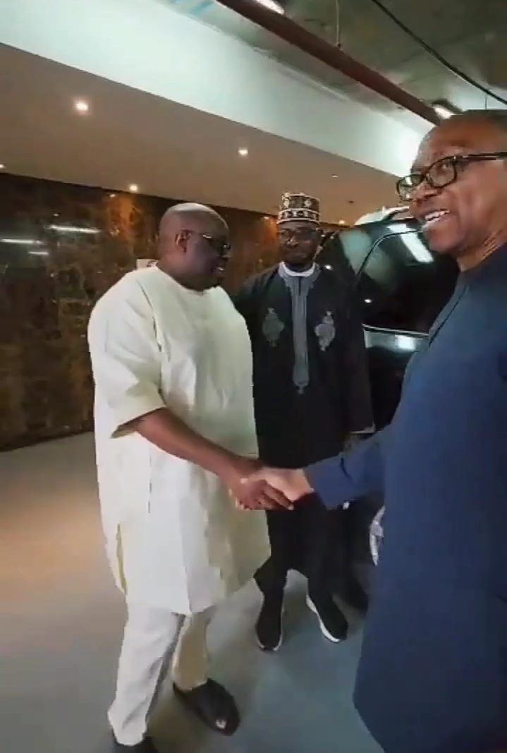 Peter Obi Makes Surprise Visit To Dele Momodu In Abuja [Photos]