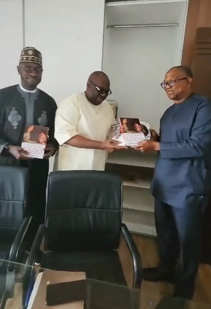 Peter Obi Makes Surprise Visit To Dele Momodu In Abuja [Photos]