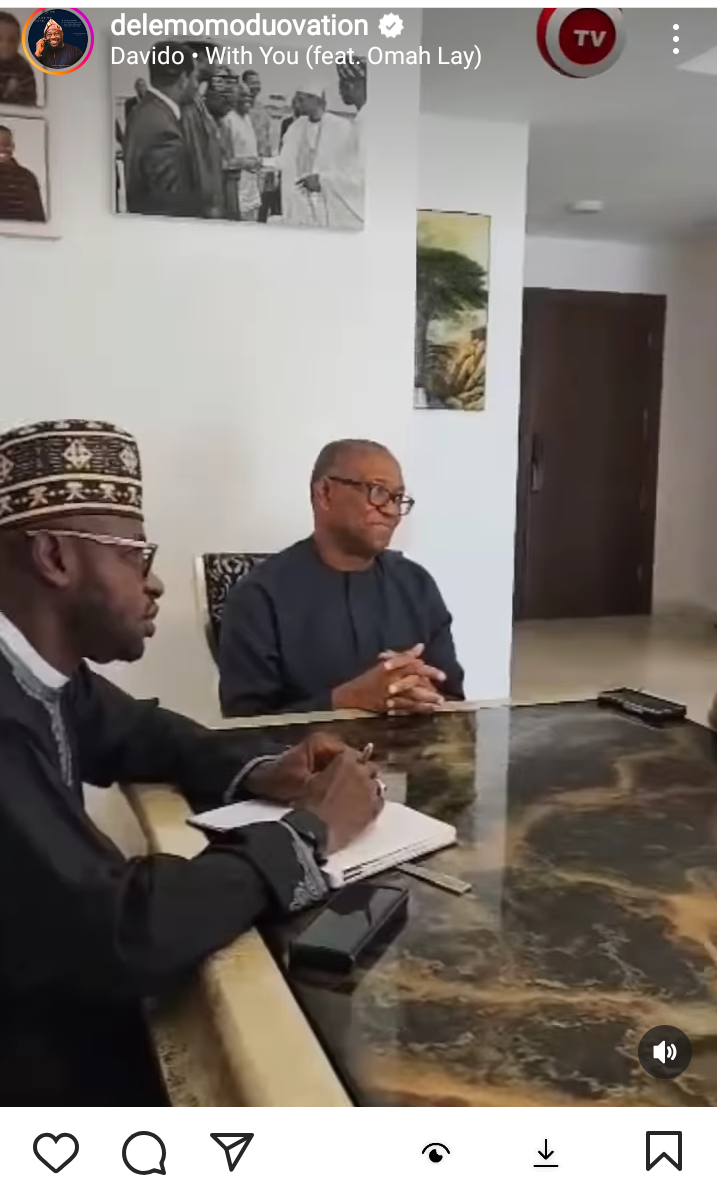 Peter Obi Makes Surprise Visit To Dele Momodu In Abuja [Photos]
