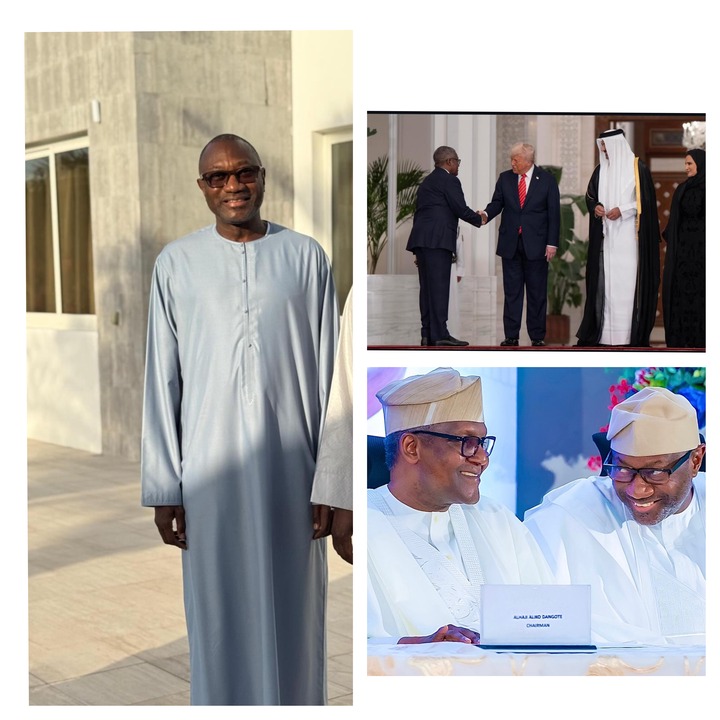 Mixed Reactions As Femi Otedola Reacts To Viral Photo Of Dangote And Donald Trump In Qatar Mixed Reactions As Femi Otedola Reacts To Viral Photo Of Dangote And Donald Trump In Qatar