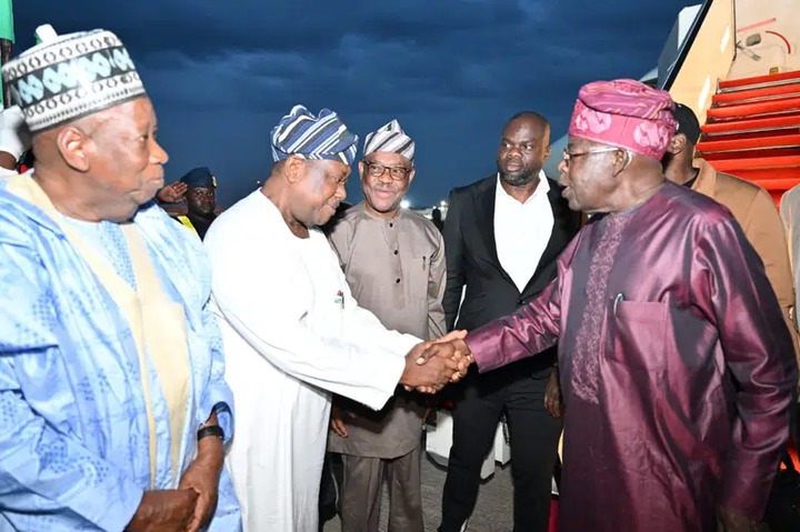 Tinubu Returns From Rome After Attending Pope Leo Xiv’s Inauguration Tinubu Returns From Rome After Attending Pope Leo Xiv’s Inauguration