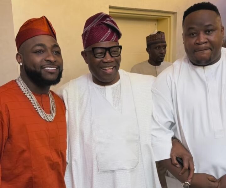 “Person Wey Get Obo Get Power,” Cubana Chief Priest Declares During Visit To Governor Adeleke With Davido