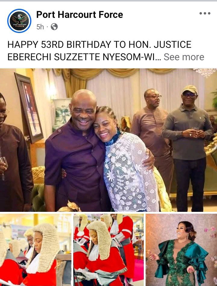 Justice Eberechi Suzzette Nyesom-Wike Marks 53Rd Birthday In Grand Style Justice Eberechi Suzzette Nyesom-Wike Marks 53Rd Birthday In Grand Style
