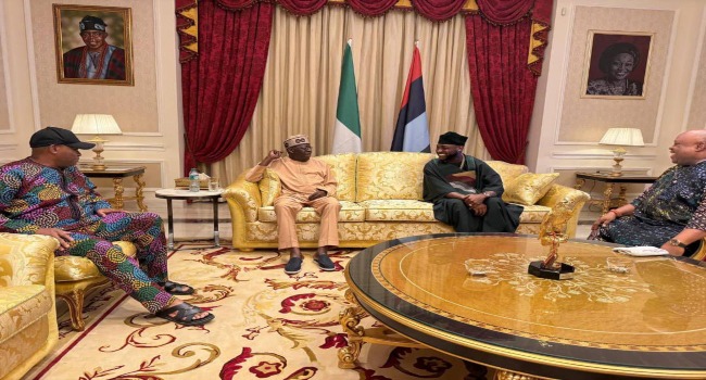 Why Adeleke, Davido, and Dr. Deji Adeleke Visited President Tinubu in Lagos