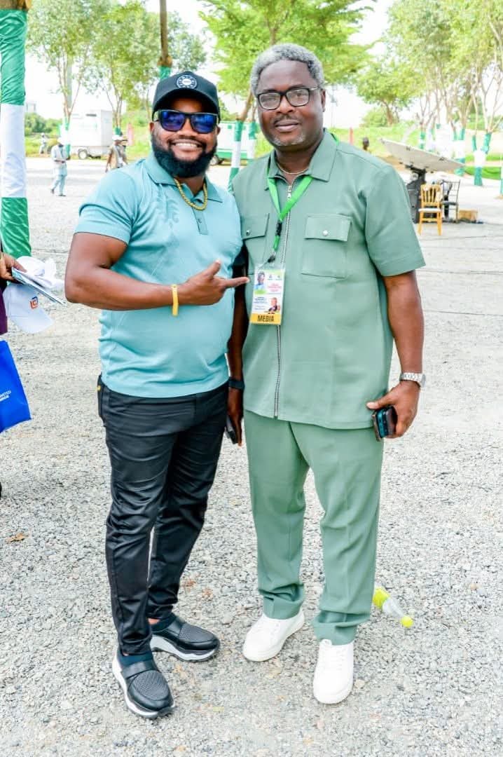 Lere Olayinka Meets with ‘Wike’s Musician’ Bamidele Nyedeba in Abuja